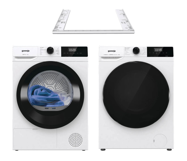 ZESTAW Gorenje Suszarka DHNA82/PL+Pralka WNHAI84APS/PL+Łącznik SKHNE80W/PL - 1551249 - zdjęcie